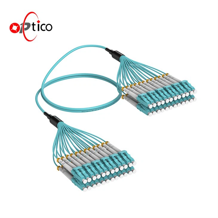 24f LC para LC Fiberpict Breakout Cable OM3