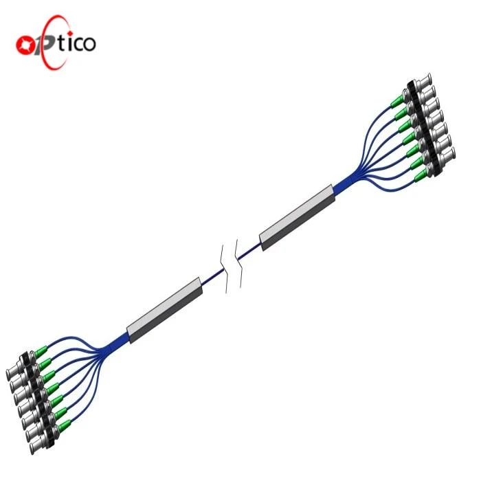 Pares de fanout de fibra multicore 7C