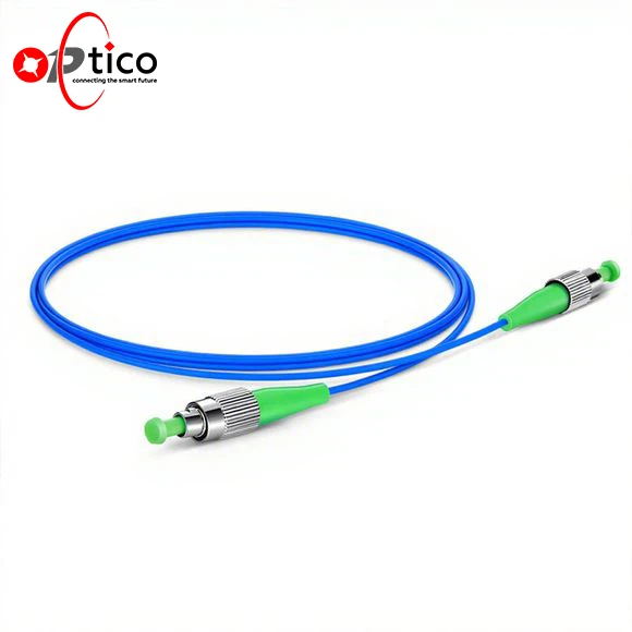 Polarização mantendo jumper de fibra
